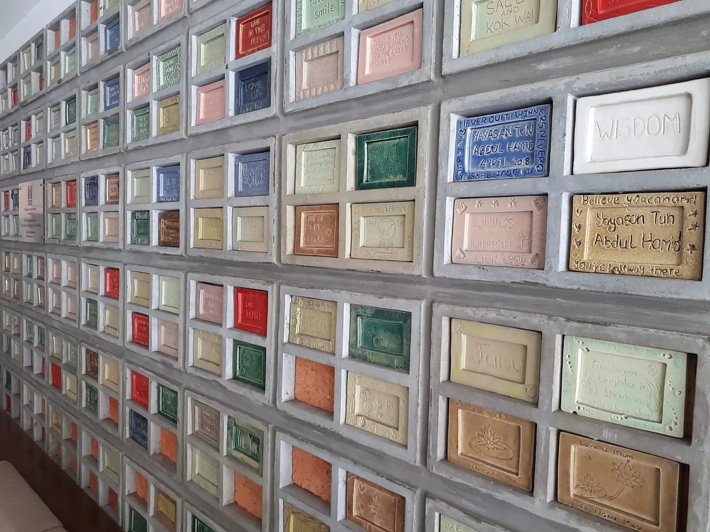 Hospice Malaysia donor wall archive